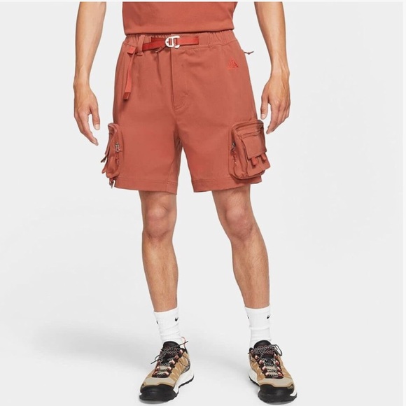Nike ACG Cargo Shorts - Redstone University Red Men's Sz Large 😮‍💨🩳 - Picture 9 of 14
